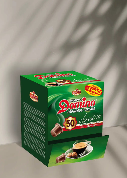 Dosettes de café Domino Espresso Crema Classico avec une offre bonus spéciale !