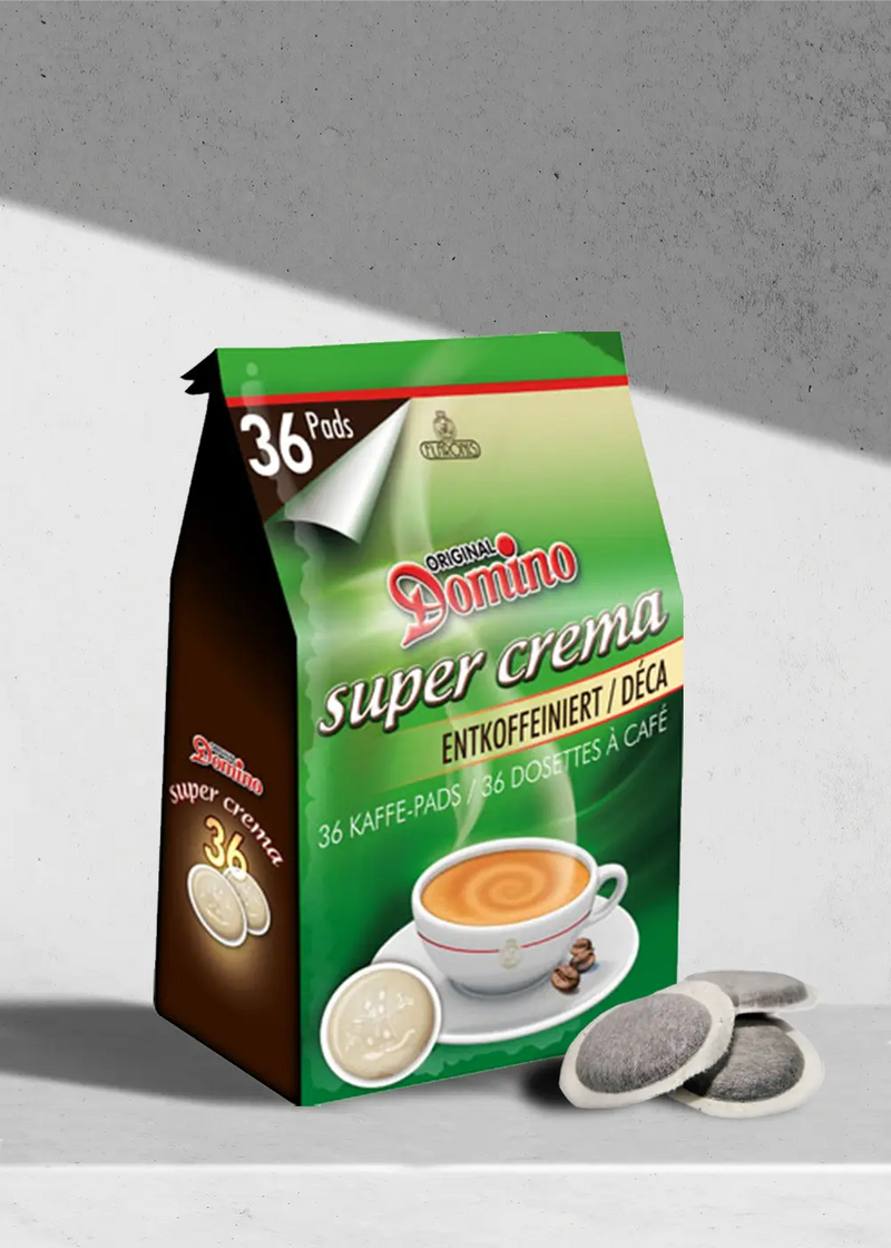 Café dosettes Domino Décaféiné Compatibles Senseo - 36 dosettes