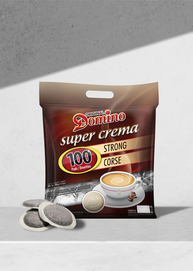 Domino Strong Senseo Compatibele Koffiecupverpakking - 100 cups