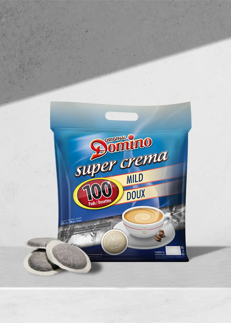 Domino Senseo Compatibele Zachte Koffiecupverpakking - 100 cups
