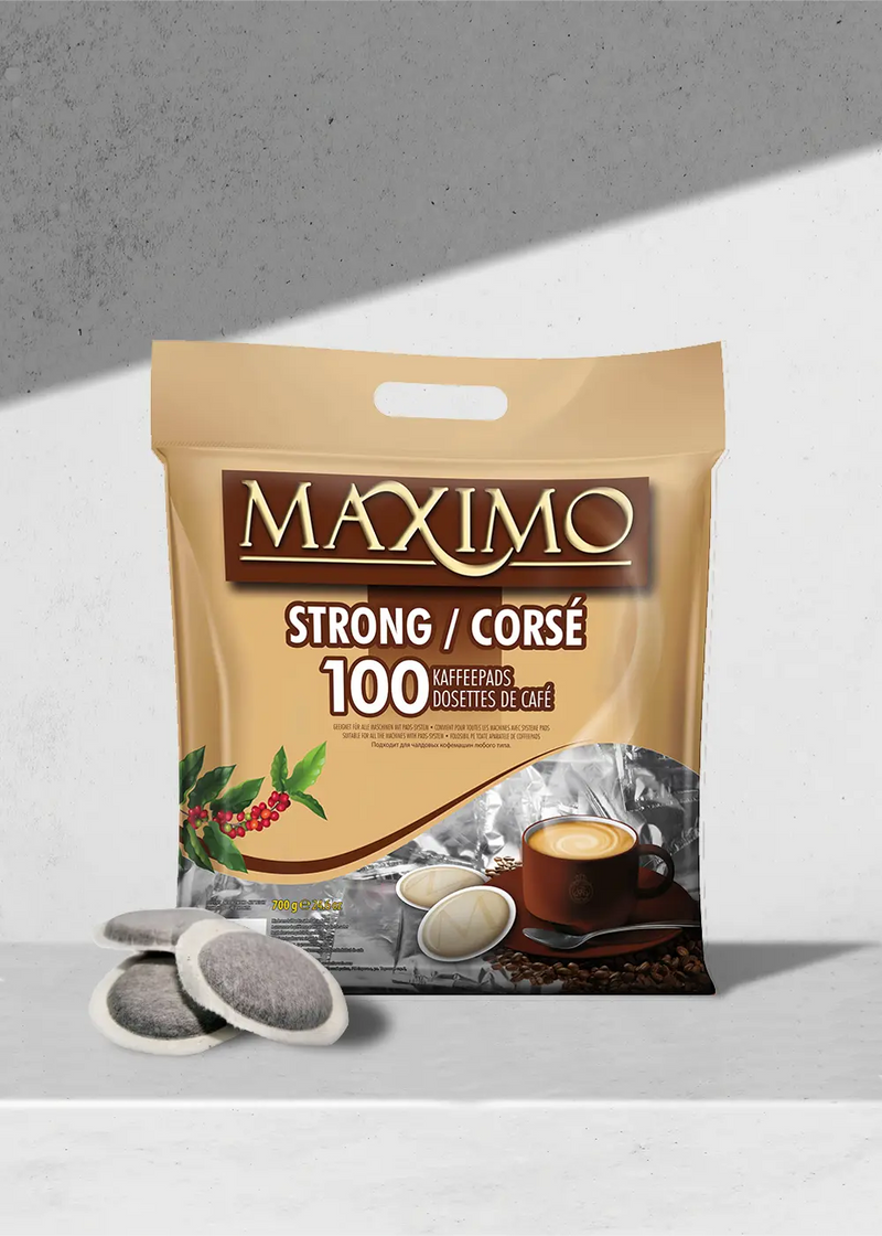 Maximo Corsé Coffee Pods Compatible with Senseo - 100 Pods