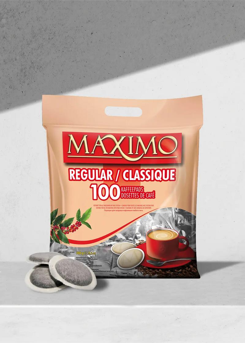 Maximo Classic Senseo Compatibele Koffiepadverpakking - 100 Pads