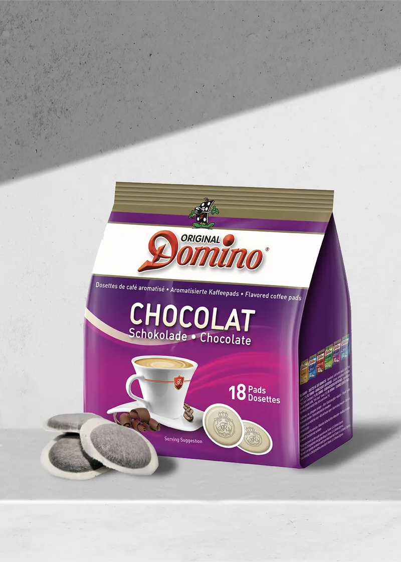 Café dosettes Domino Chocolat Compatibles Senseo - 18 dosettes