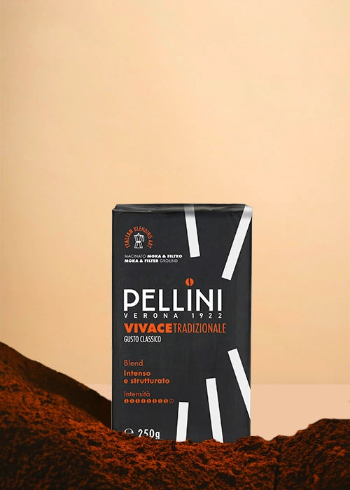 Pellini Espresso Vivace Tradizionale Gusto Classico - 250g moulu