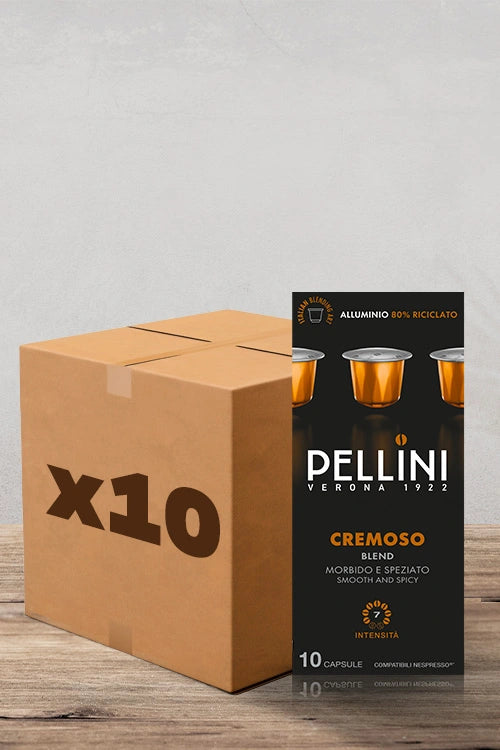 Pellini Cremoso Blend - 10 Capsules Nespresso Alu