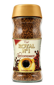 Café soluble Royal N°1 décaféiné lyophilisé – bocal en verre de 100 g