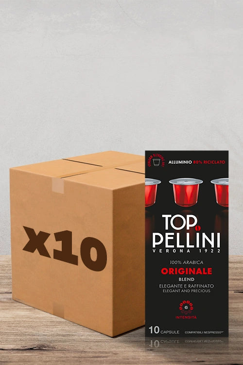 Pellini TOP Arabica 100% - 10 Capsules Nespresso Alu