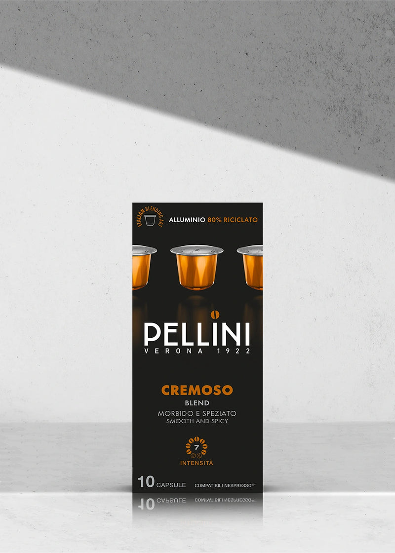 Pellini Cremoso Blend - 10 Capsules Nespresso Alu
