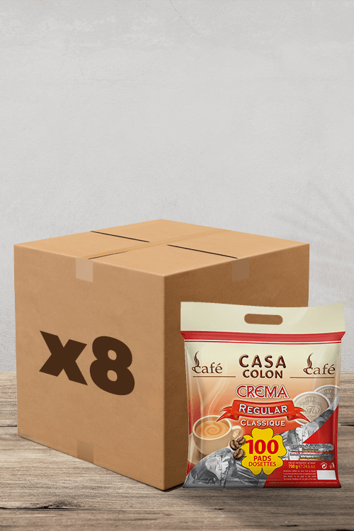 Pack Café dosettes Casa Colon Classique Compatibles Senseo - 100 dosettes