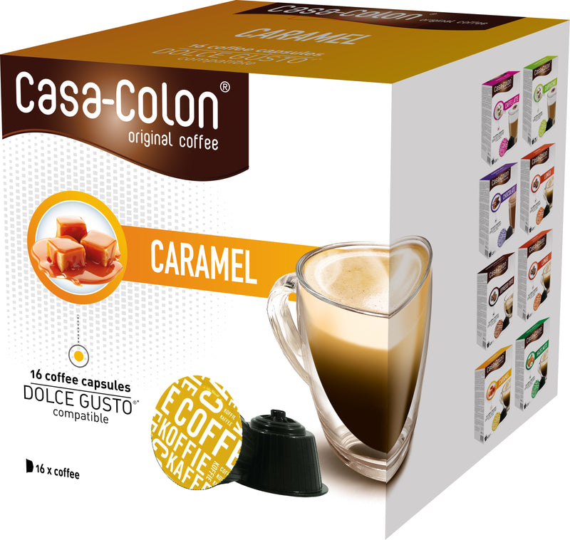 Capsules Café Caramel Casa Colon Compatibles Dolce Gusto - 16 capsules