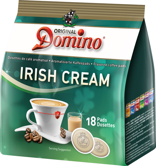 DOMINO - DOSETTES DE CAFÉ COMPATIBLES SENSEO®* - IRISH CREAM - 18 PCS